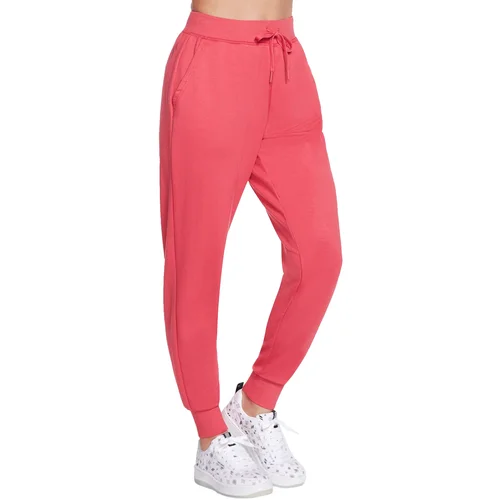 Skechers Spodnji deli trenirke Skechluxe Restful Jogger Pant Rdeča