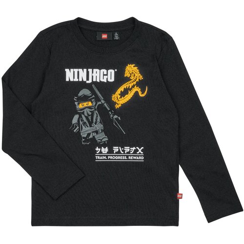 Lego Majice z dolgimi rokavi LWTAYLOR 624 - T-SHIRT L/S Črna Slike