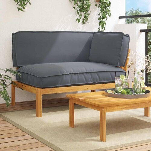  Set sofe Antracit 133 x 92 x 69 cm Čvrsto drvo akacije Cijene