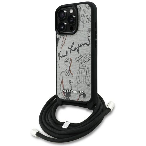 Karl Lagerfeld OVITEK Z VZORCEM IN LOGOM ZA IPHONE 16 PRO, (5000339131) Slike