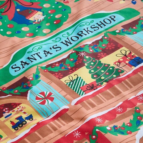 Catherine Lansfield Enojna posteljnina 135x200 cm Santa&amp;#039;s Workshop &amp;ndash; Slike