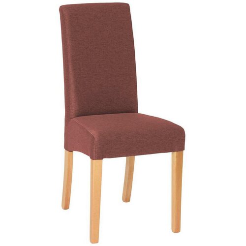 CARRYHOME stol, les, tekstil rjava, roza, barve bukve Slike