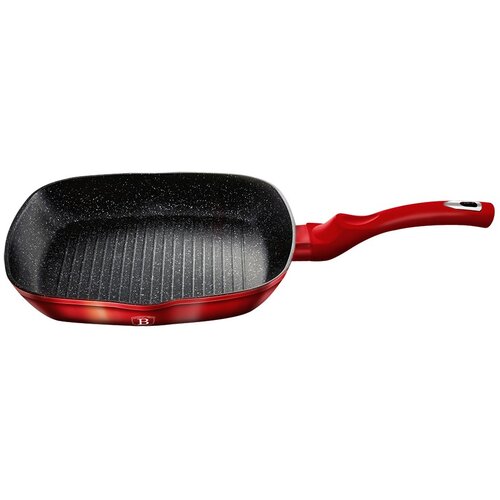 Berlinger Haus granitna ponev za žar 28cm rdeča metalic line BH-1271, (21237710) Cene