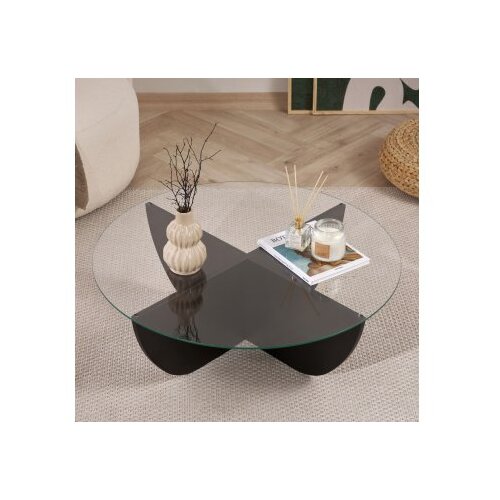 Hanah home Sto za dnevnu sobu Liya, 90x30x90 cm, Crni Slike