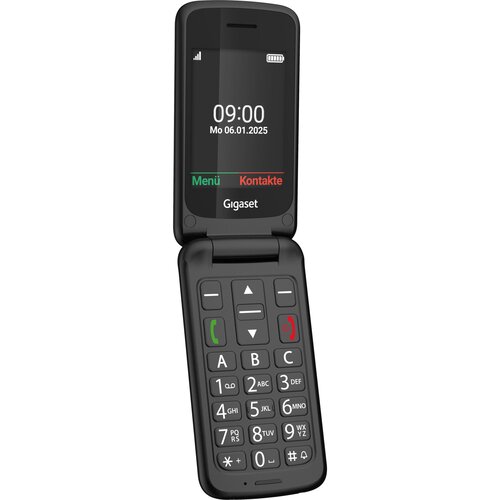 Gigaset GL595 mobilni telefon SOS ključ, zaštićeno od prskanja vode, zaštićeno od prašine crna Cene