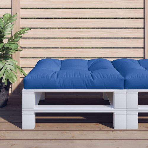 vidaXL Jastuk za palete kraljevsko plavi 70 x 70 x 12 cm od tkanine Cijene