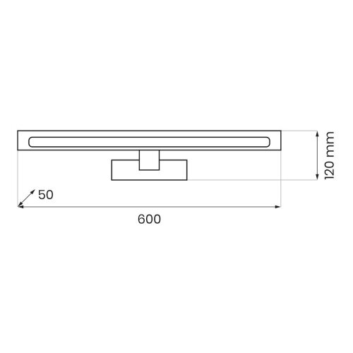  LED osvetljenje za ogledalo KLIMT LED/12W/230V 3000/4000/6000K 60 cm IP44 belo Slike