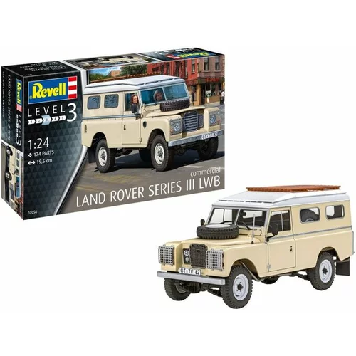 Revell model avtomobila Land Rover Series III LWB (commercia