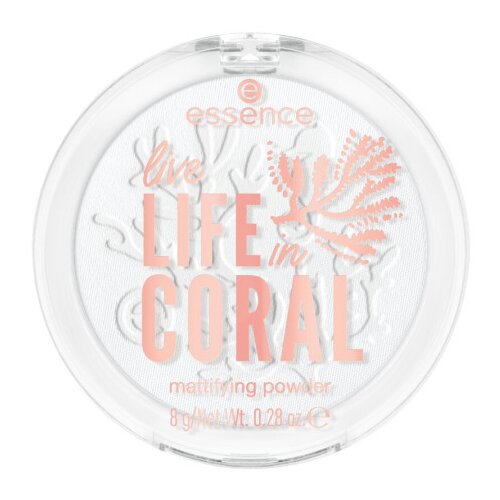 Essence kompaktni puder - Live Life In Coral Mattifying Powder - 01 Smilin' From Shore To Reef! Cene