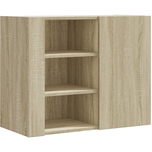 Maison Chic Stenska omarica - Zidna omarica sonoma hrast 75x35x60 cm inženirski les iu941, (22063458) Cene