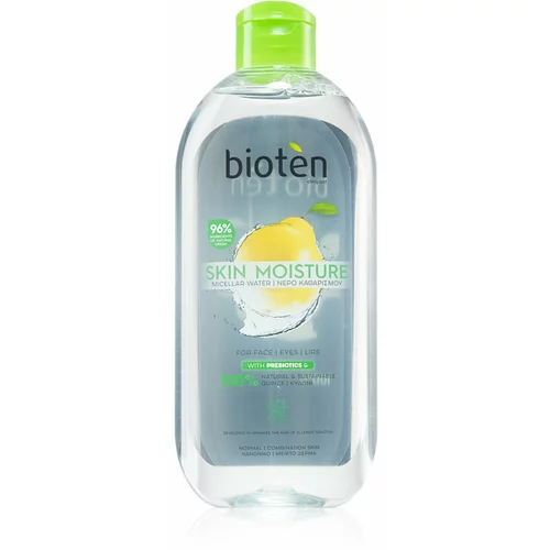 Bioten Skin Moisture čistilna micelarna voda za odstranjevanje ličil za normalno do mešano kožo 400 ml