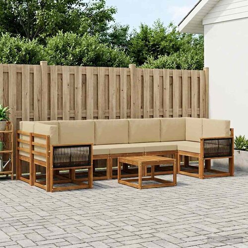  Set vanjskih sofa 6 kom. Prirodna Cijene