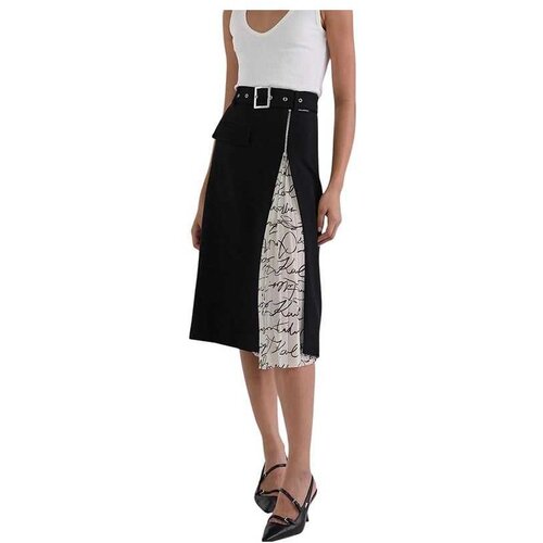 Karl Lagerfeld crna midi suknja KLA3W12017-999 Slike