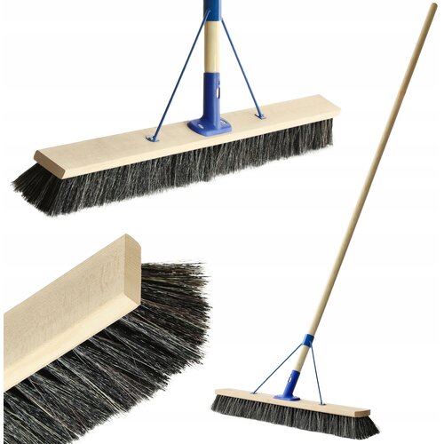 KADAX Univerzalna metla za pometanje ulic, krtača 80 cm z ročajem, vrtna, (5000346761) Slike
