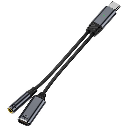 INF USB-C na 3,5 mm avdio adapter z 100W PD polnjenjem in vgrajenim DAC Gray, (5000276541) Cene