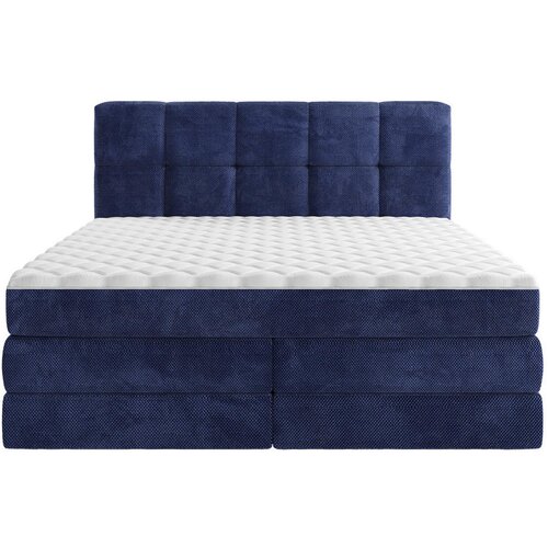 Esposa BOXSPRING POSTELJA 180 cm x 200 cm , tekstil modra Slike