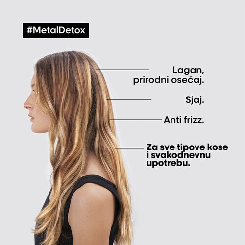 L&amp;acute;Or&amp;eacute;al Paris Metal Detox Professional High Protection Cream za&amp;scaron;čitna krema za lase brez izpiranja 100 ml za ženske Slike