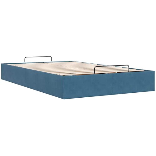 vidaXL Okvir za krevet bez madraca tamnoplavi 120x190 cm bar&scaron;unasti Cijene