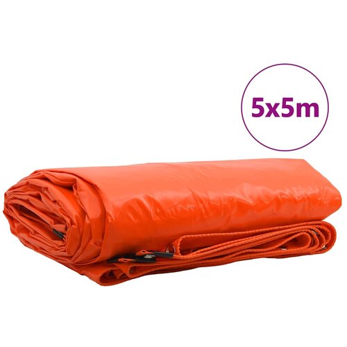  650g / m&amp;sup2; Narančasta 5 x 5 m Platno s PVC premazom Slike