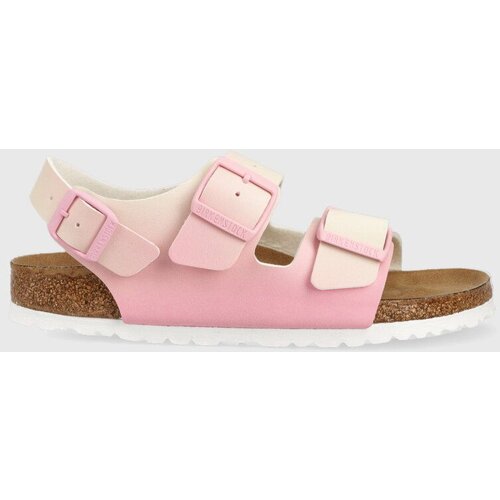 Birkenstock Sandali Milano ženski, roza barva, 1024152 Slike