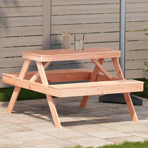 vidaXL Piknik miza 105x134x75 cm trden les douglas Cene