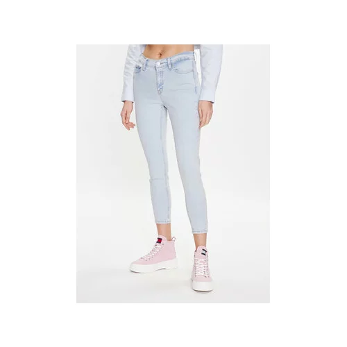 Tommy Jeans Jeans hlače Nora DW0DW15499 Modra Skinny Fit