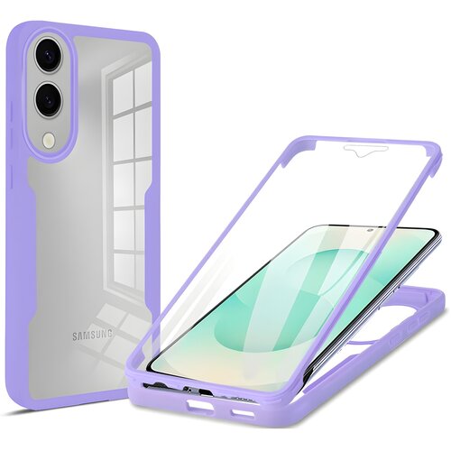 Techsuit Futrola ColorVerse + za&scaron;titna folija za Samsung Galaxy S25 Edge &ndash; Ljubičasta Cijene
