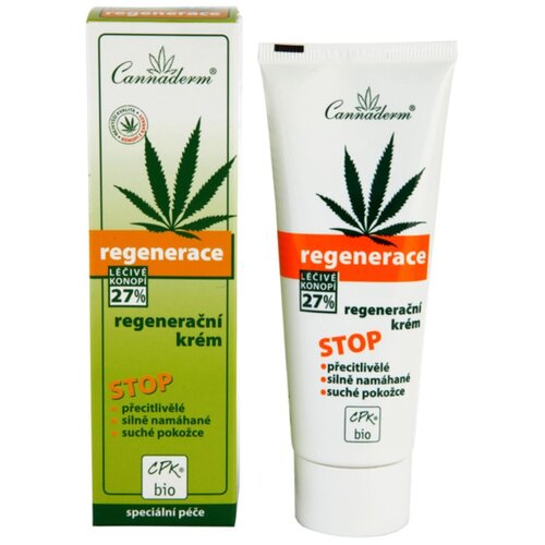 Cannaderm Regeneration Cream for dry and sensitive skin regeneracijska krema za suho in občutljivo kožo 75 g Slike
