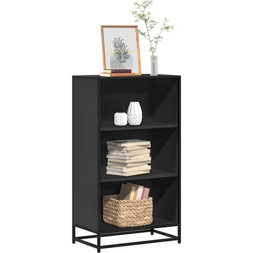 VidaXL Ormar za knjige crni 60x35x107,5 cm izrađeno drvo Slike