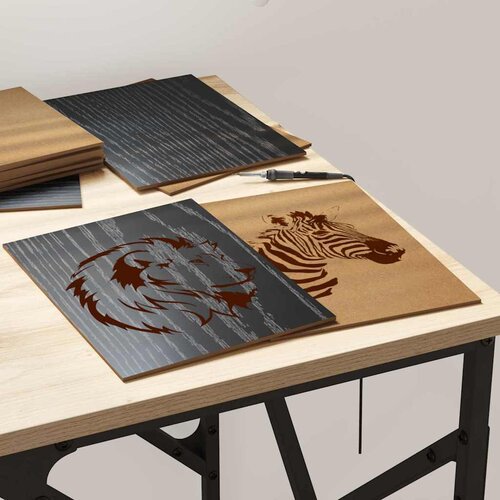 Dekor Paneli 12 pcs Crni hrast 21 x 30 x 0,27 cm Slike