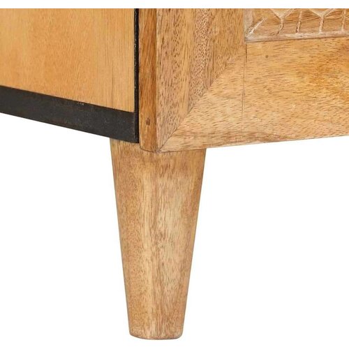  ormar Svjetlosmeđa 100 x 33 x 46 cm masivno drvo manga Slike