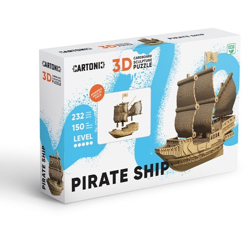 Cartonic 3D puzzle Gusarski Brod Slike
