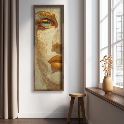 WALLXPERT LAC074-150 Multicolor Decorative Framed MDF Painting Cene