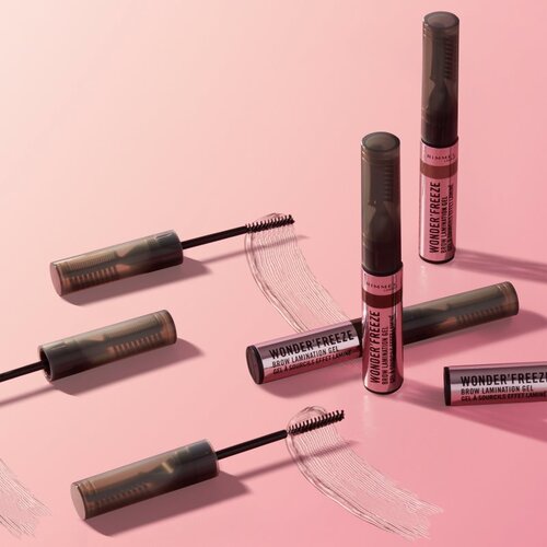 Rimmel London Rimmel Wonder&amp;#039;Freeze Brow Lamination Gel 003 medium brown - Maskara za obrve Slike
