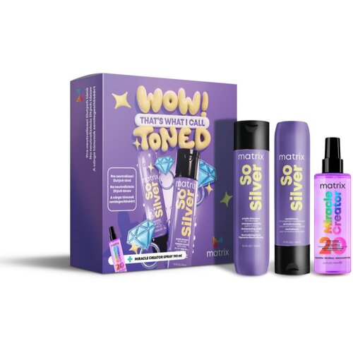 Matrix So Silver poklon set neutralizirajući žuti tonovi Cijene