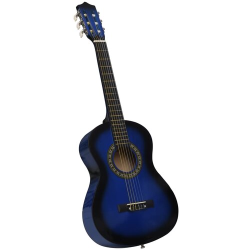 VidaXL Klasična gitara za početnike i djecu plava 1/2 34&amp;quot; Slike