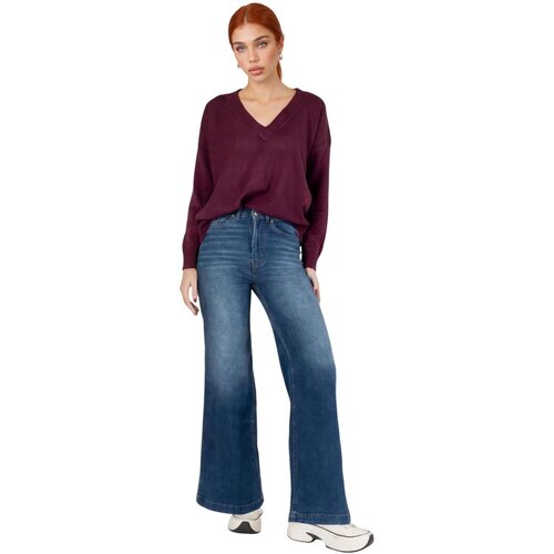 I AM Kavbojke bootcut PANT. DENIM MOD PALAZZO VERONICA Modra Slike
