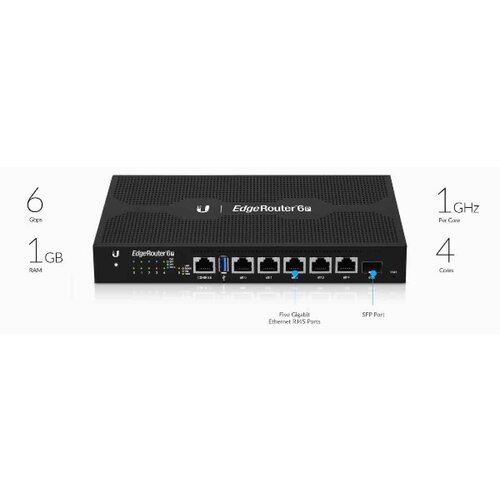 Ubiquiti EDGEROUTE 6P USMERJEVALNI UBIQUITI Slike