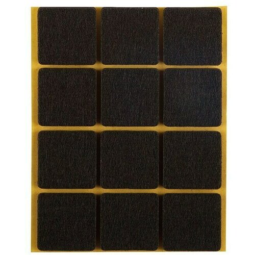 STABILIT podložna pločica od filca (25 x 25 mm, 12 kom., smeđe boje, lijepljenje) Slike