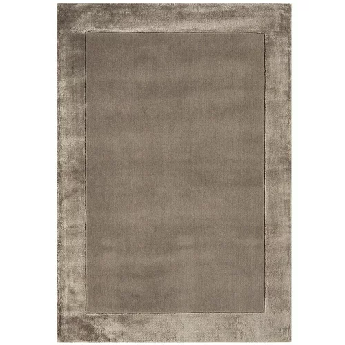 Asiatic Carpets Rjava ročno tkana preproga iz mešanice volne 80x150 cm Ascot –