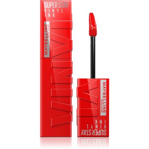 Maybelline SuperStay Vinyl Ink dolgoobstojna tekoča &amp;scaron;minka 25 RED HOT 4,2 ml Slike