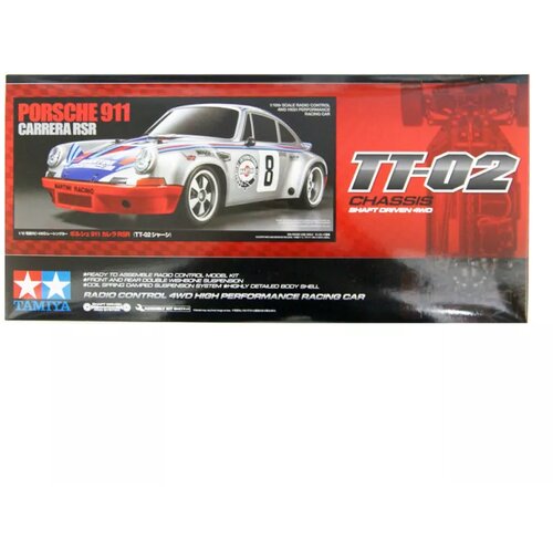 Tamiya rc model kit - 1:10 rc porsche 911 carrera rsr TT-02 Slike