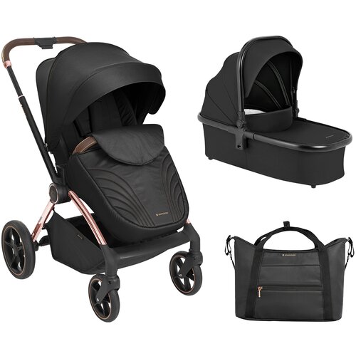 Kikka Boo kolica KARA black set 2in1 sa tvrdom korpom Cene