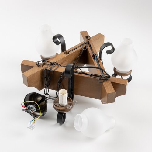  Brilagi - Luster na lancu QUEEN 3xE14/40W/230V buk/orah Slike