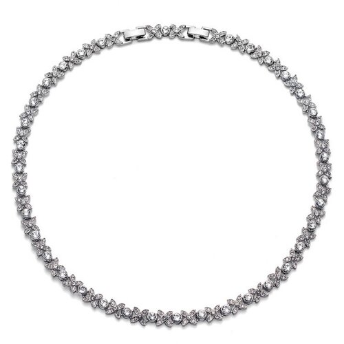 Oliver Weber ženska Fleur Crystal Ogrlica sa swarovski belim kristalom Cene