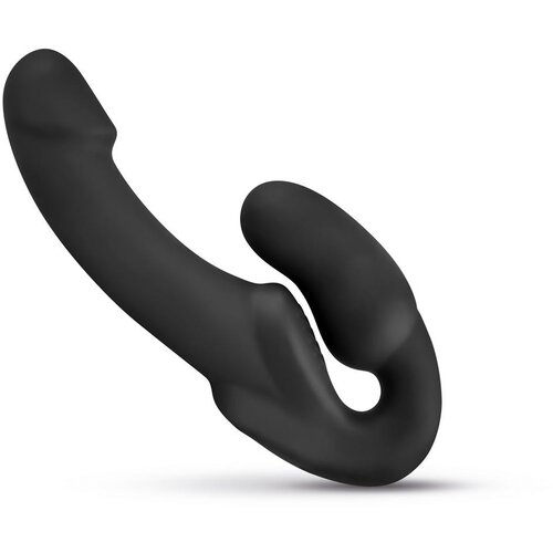 No-Parts Strap on dildo brez pasu - Morgan, 22 cm, črn Cene