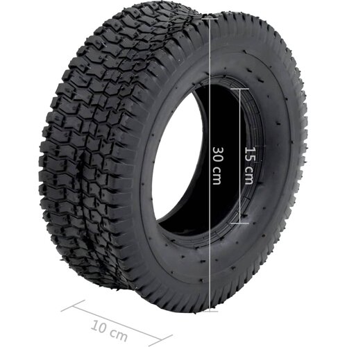  Gume za kolica 2 kom 13 x 5.00-6 4PR gumene Slike