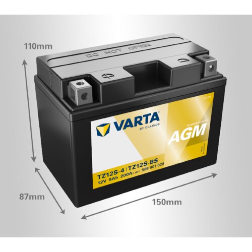 Varta akumulator powersports agm TTZ12S-BS, 12V, 9Ah, l+ Cene