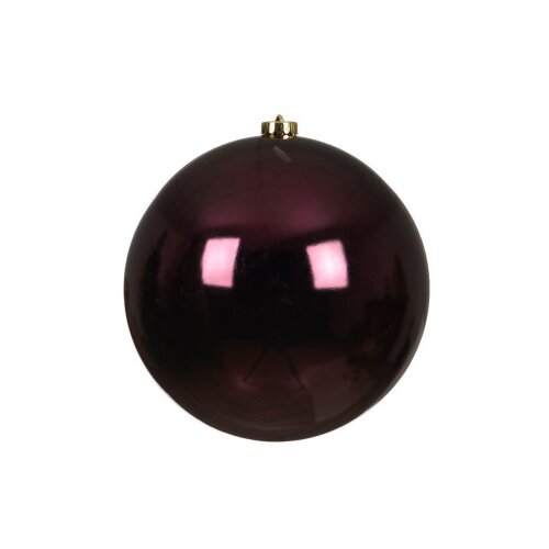 Dekordom novogodišnja dekoracija - hanging bauble 14cm 022308 - dark mauve - kmg ( 043307 ) Cene