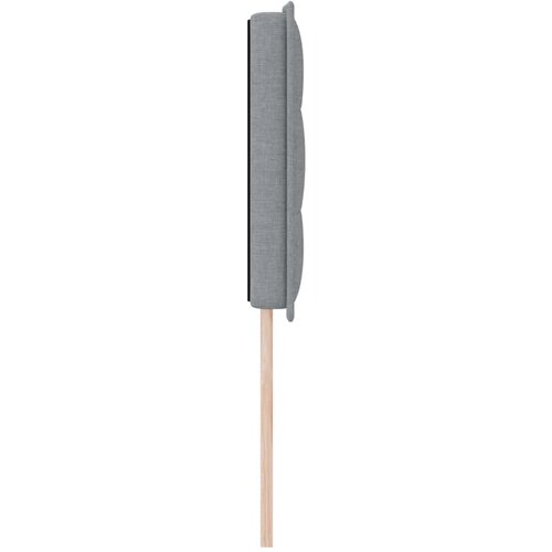  LED glava kreveta s LED trakama Svijetlo siva 180 cm tkanina Slike